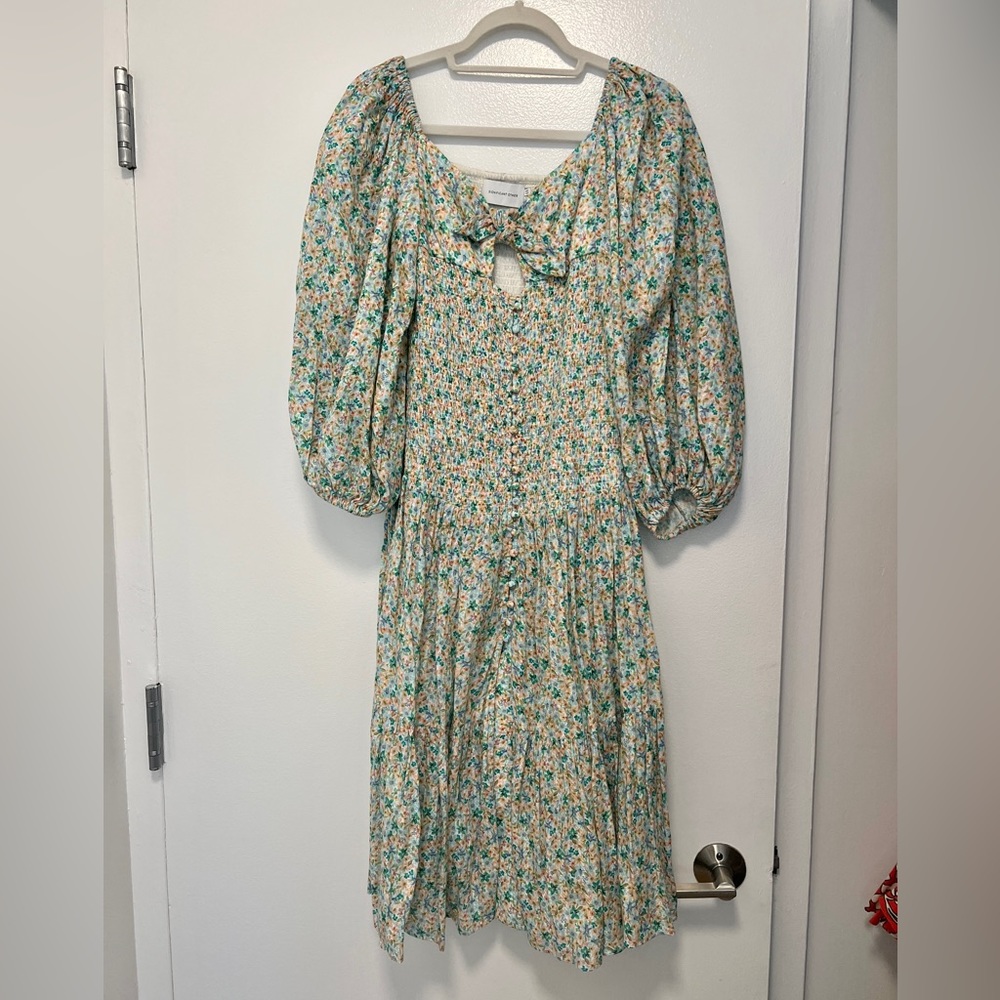 Significant other - smocked midi floral dress